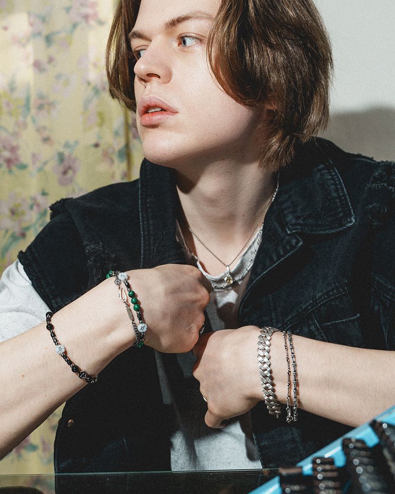 Slim twist chain (925 silver)