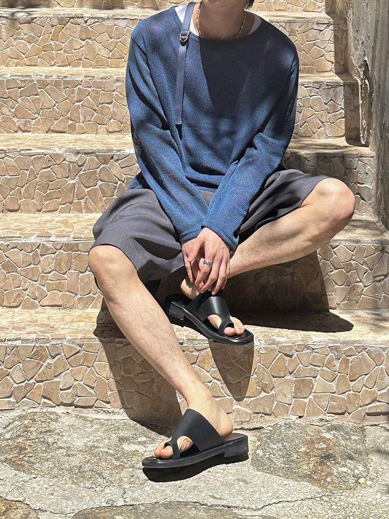 Pleddy Bermuda Tuck Half Slacks (3color)