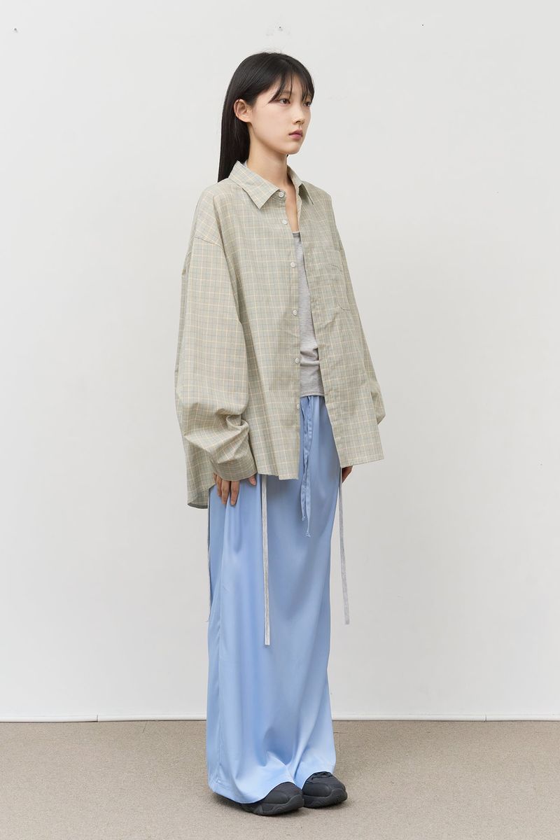 (W) Oslo Silk Long Skirt