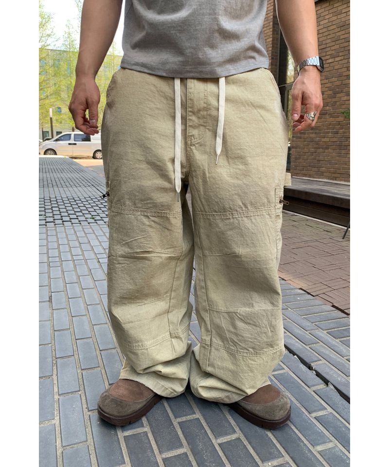 sobaq（ソバック）の「Damage wide work pants（Pants）」