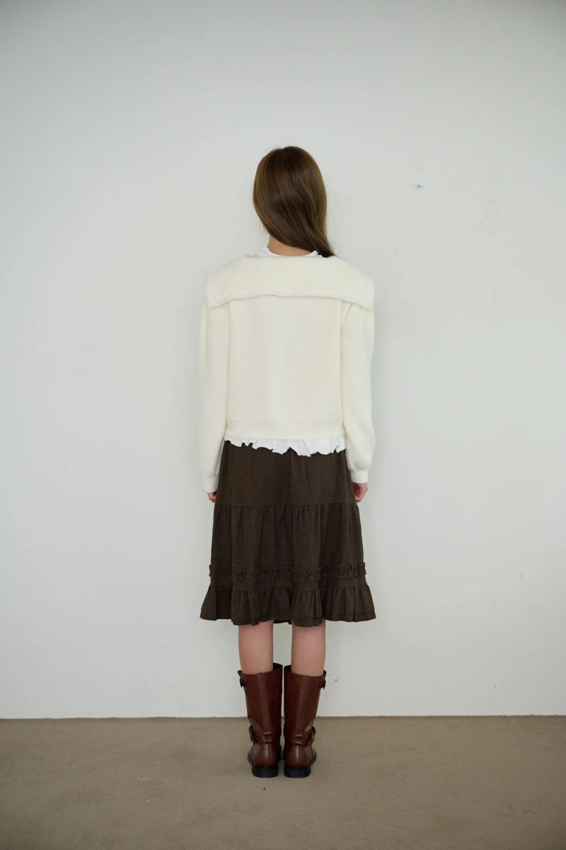 MOLLY COLLAR KNIT ZIP-UP