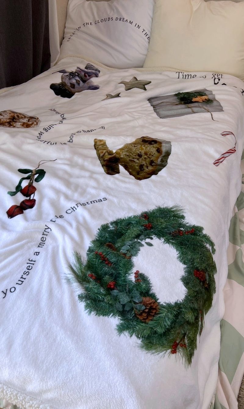 Fluffy Christmas Blanket - 100x150cm