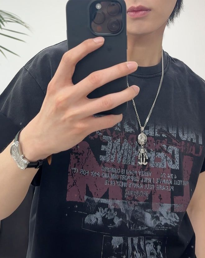 Elter Moving Skeleton Necklace