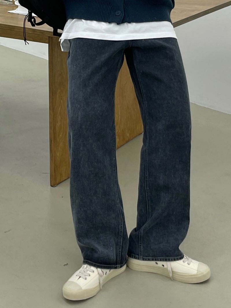 NERB SNOW BLUE SEMI DENIM PANTS(ONE COLOR)
