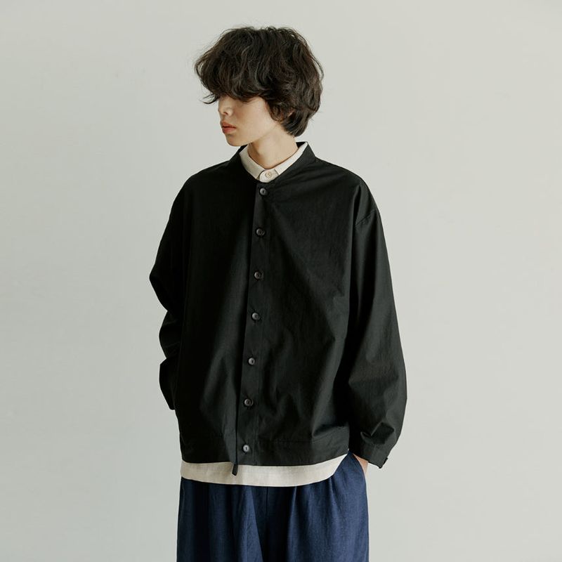 unisex stadium jacket black