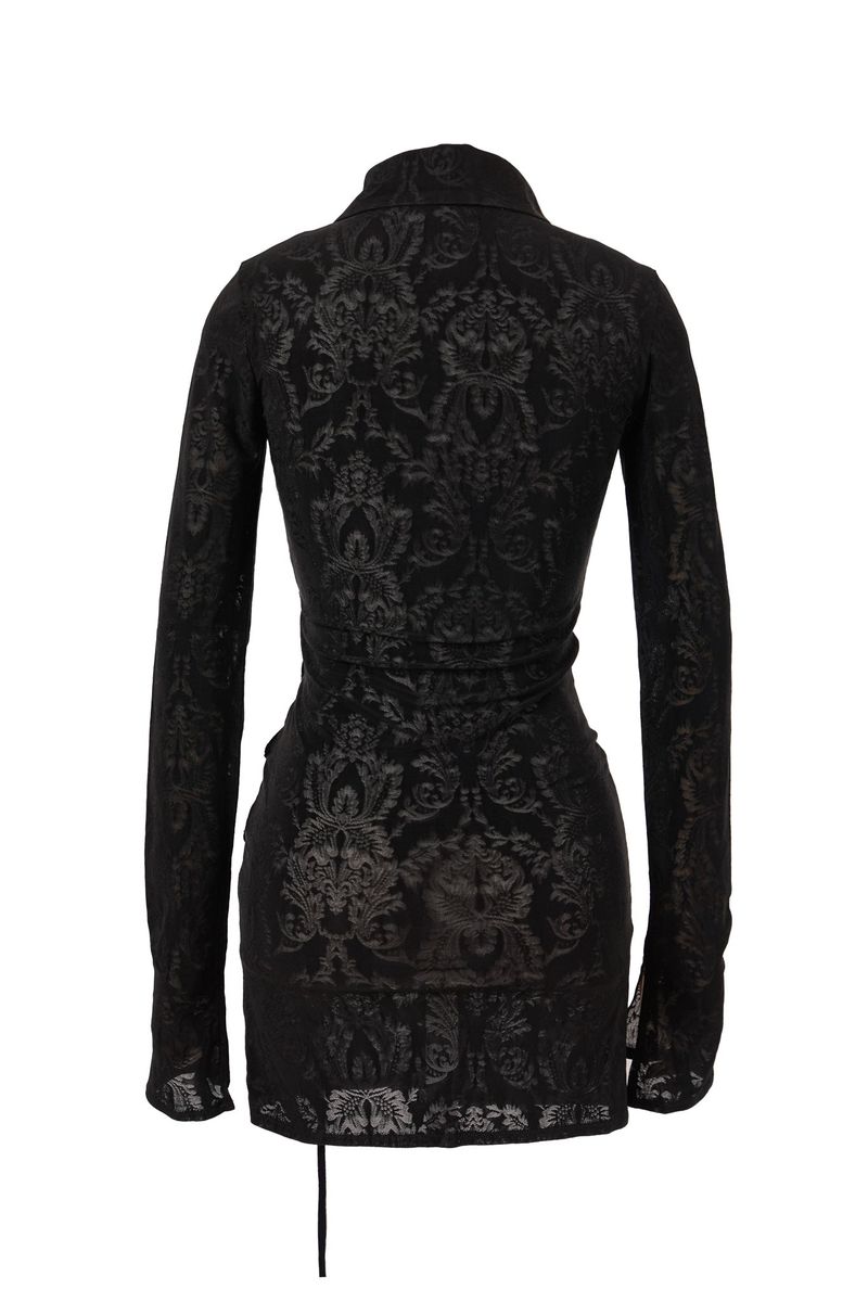 MESH CORSET SHIRTS[black]