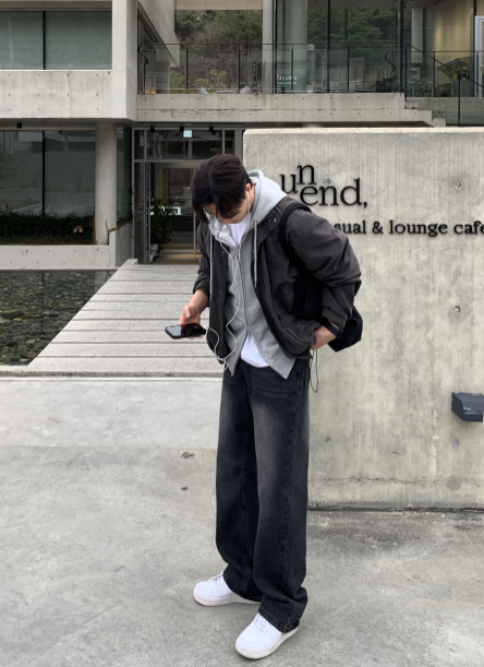 Nechis Washed Wide Denim Pants