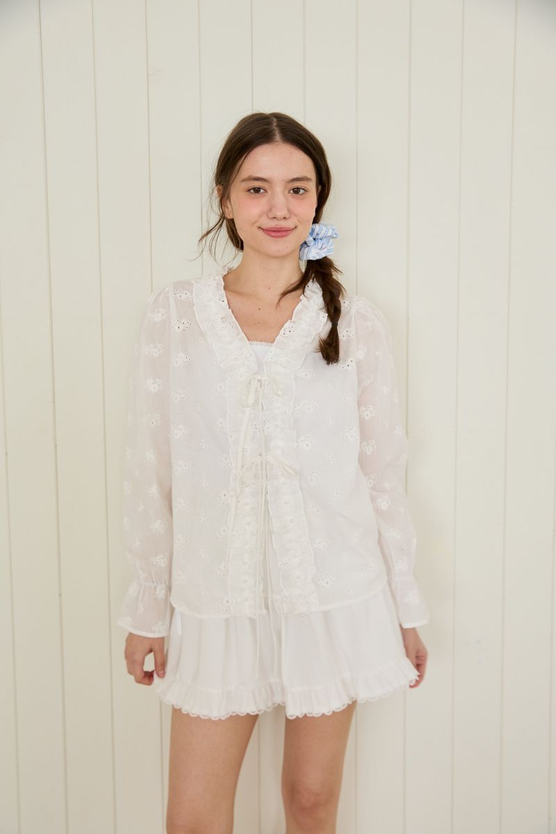 WIGGLY LACE SKIRT