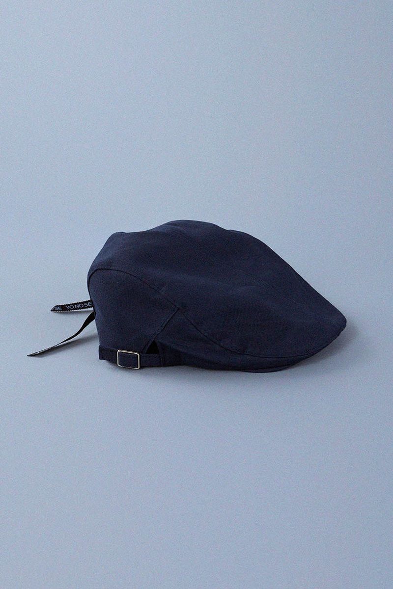 RIBBON HUNTING CAP / NAVY