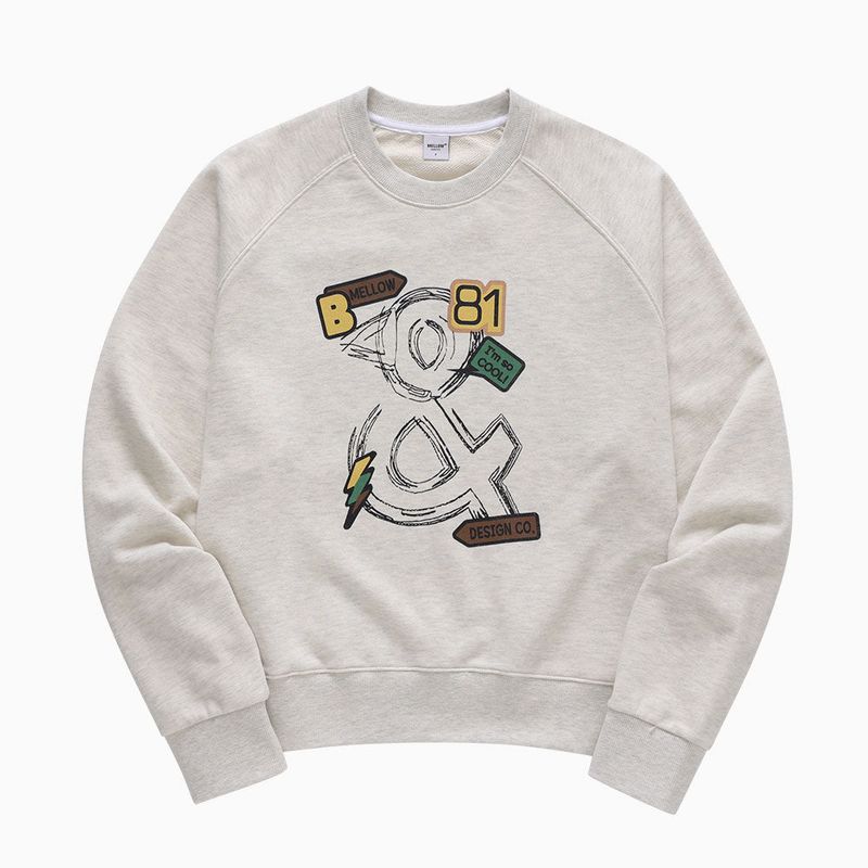 mellowconcept（メロウコンセプト）の「MCT MM11 Reglan Sweatshirts oatmeal（Tops）」