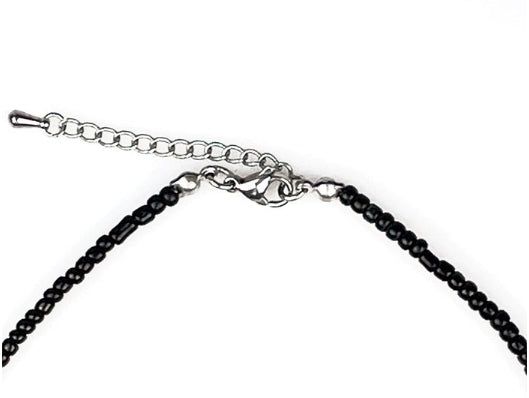 [MADE] Black mini beads necklace