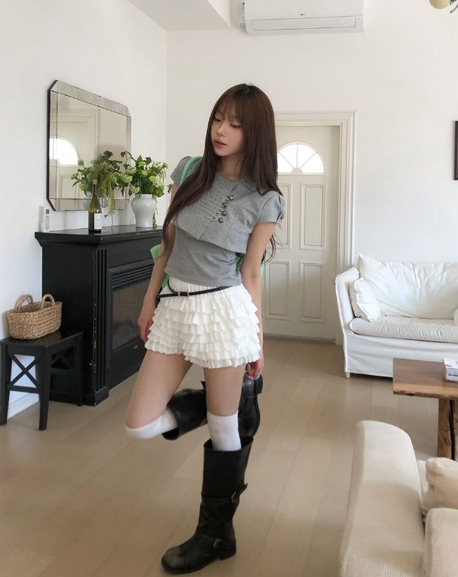 Nak Napoleon Crop Jacket Set