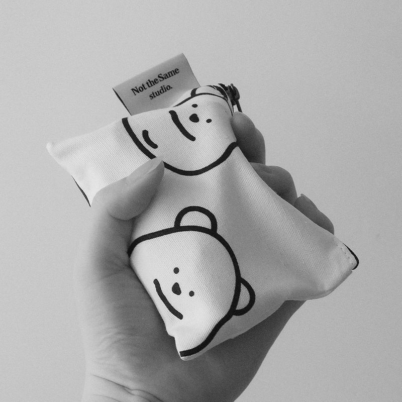 TUTEOGI pattern pouch(mini)