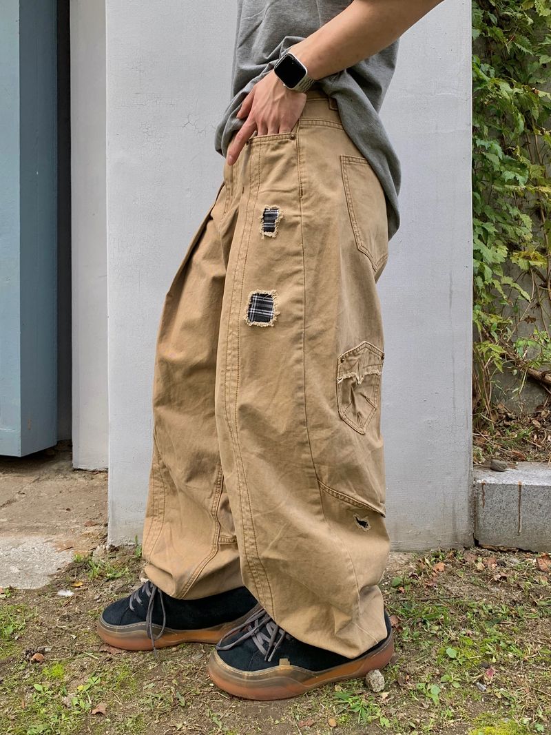 Malenti Cut Wide Balloon Pants 2C