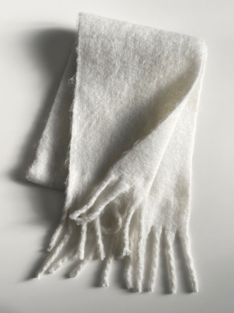 Warm tassel muffler 