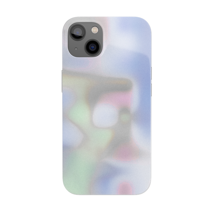 Water Lily-Blue (glossy hard case)
