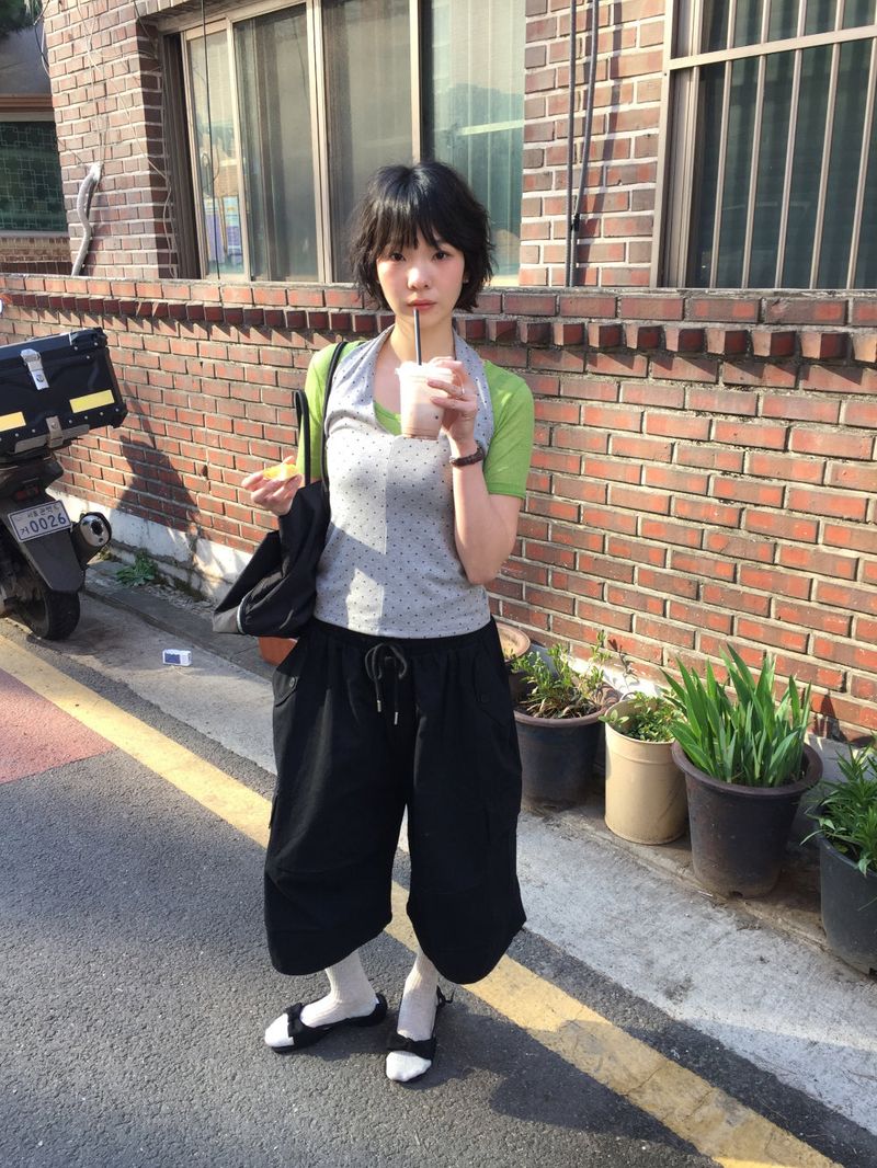 Move Cargo Bermuda Pants (4color)