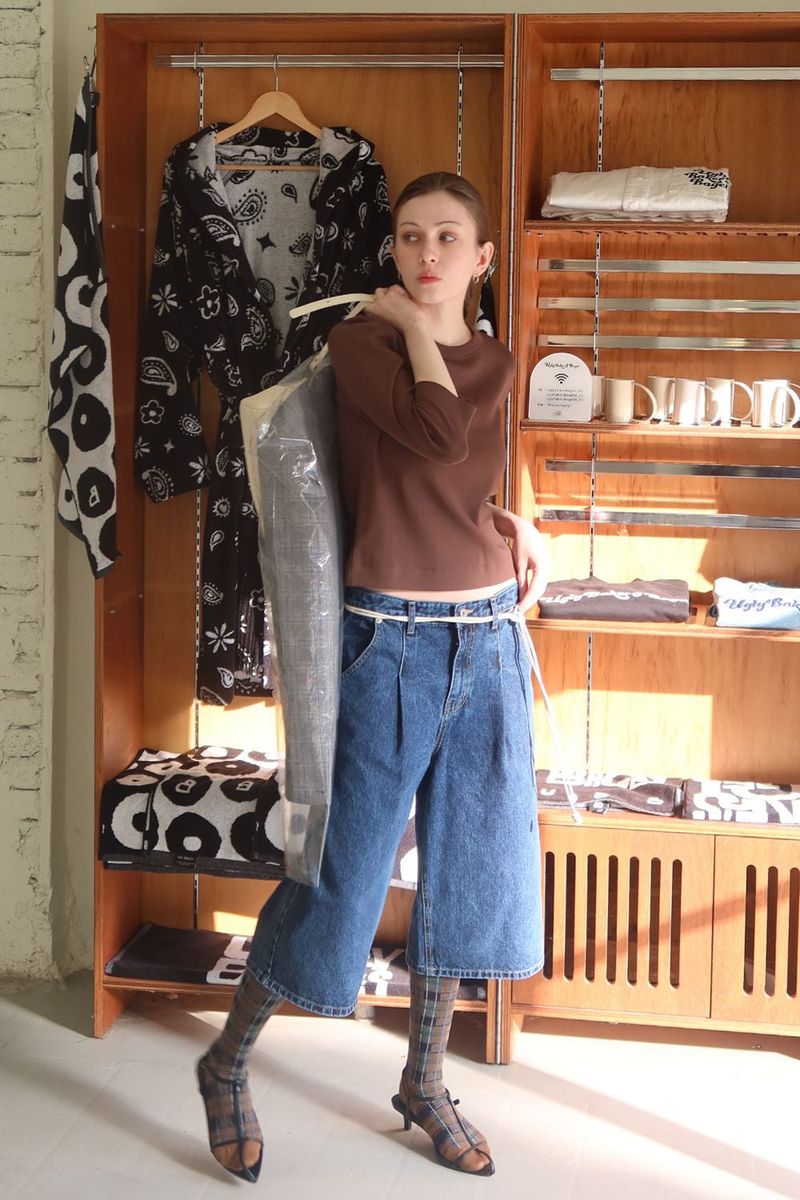 PREPPY 3/4 DENIM_BLUE