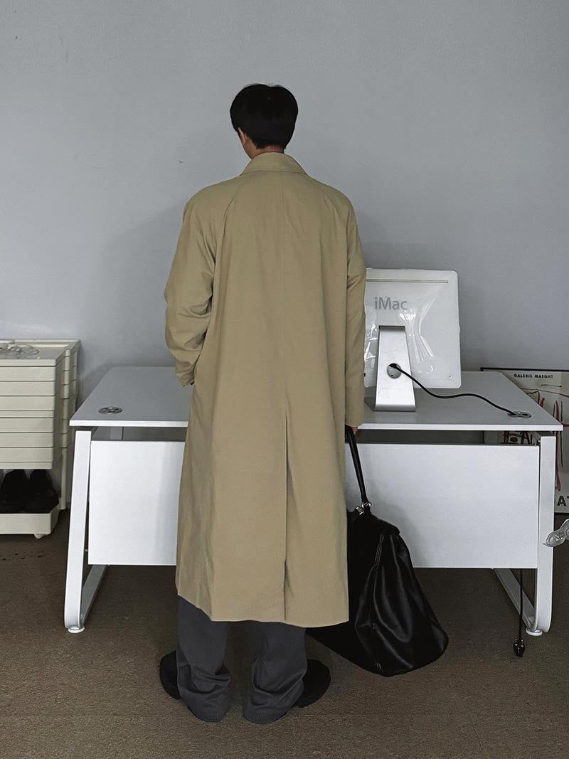[ASCLO MADE] ASCLO Inner Check Over Mac Coat (2color)