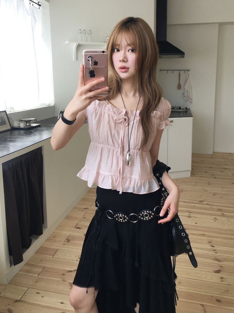 Blooming blouse (short sleeves ver.)