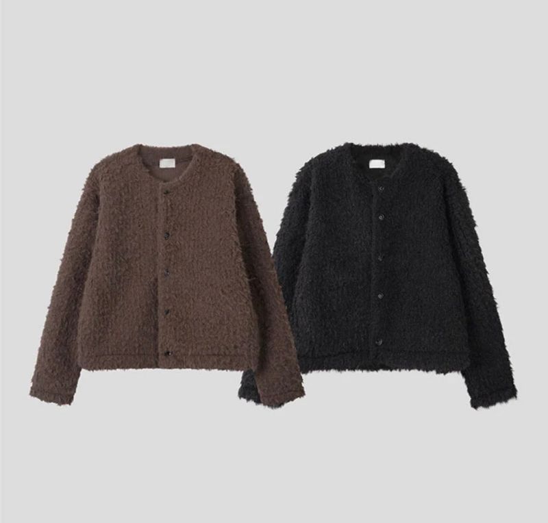 [Unisex] Alphaca fur cardigan(2color)