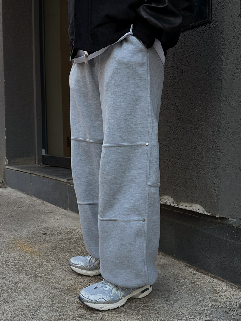 AVAND（アバンド）の「Tus rivet fleece sweat pants（Pants）」