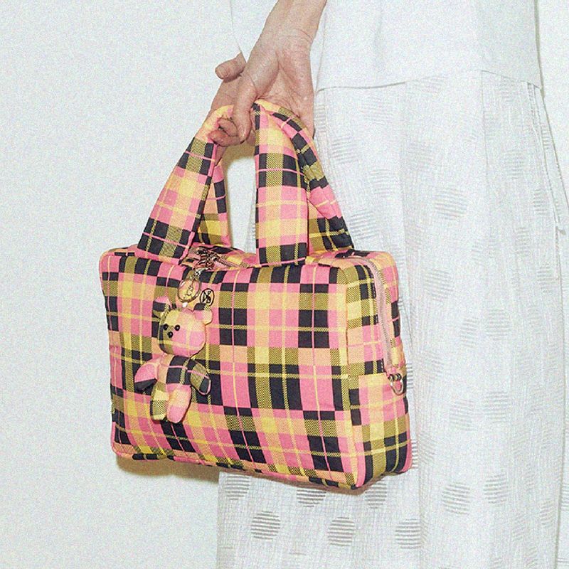 Padding Tote Bag (Check)