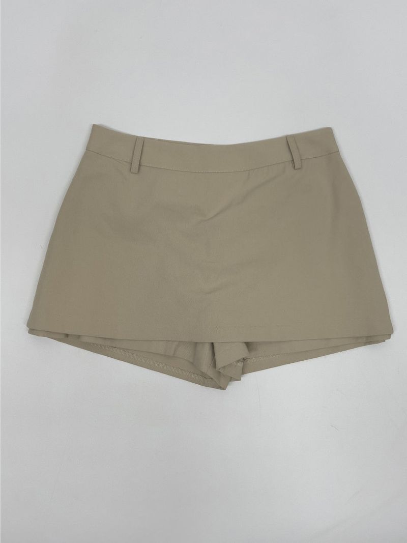 Basic Cotton Layered Skirt Pants