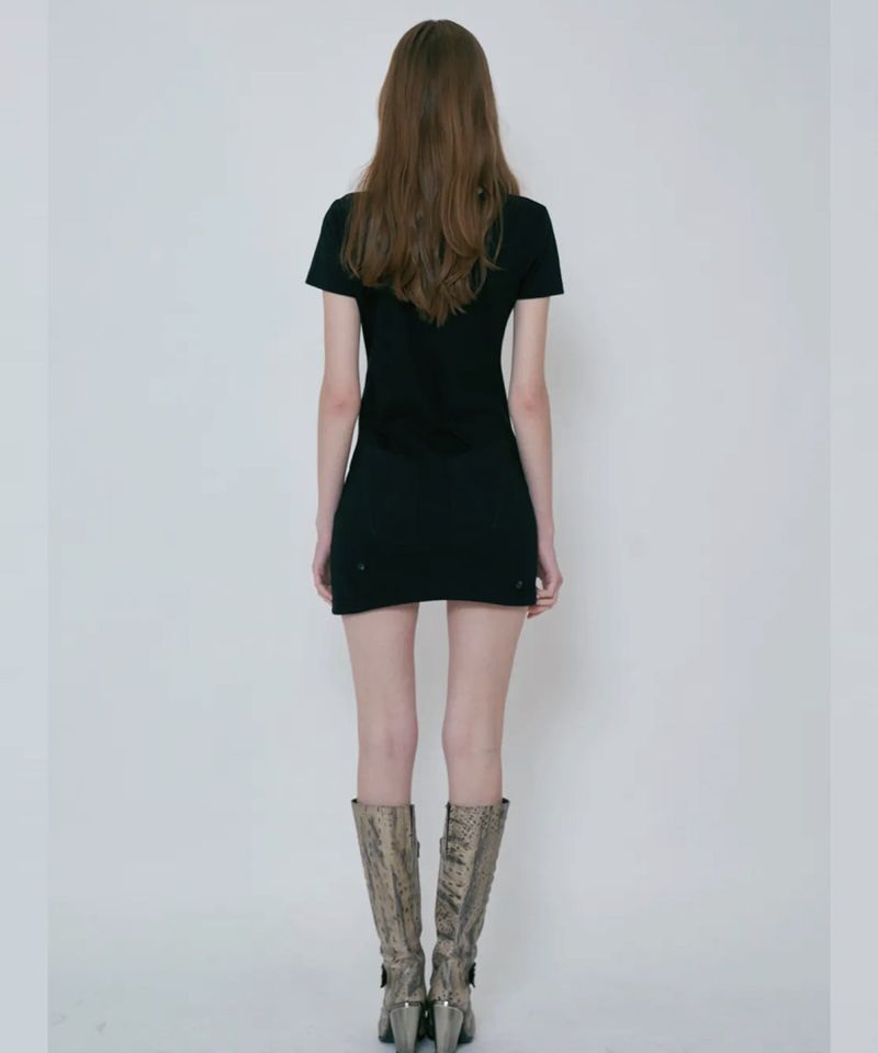 DROOP LINE TEE DRESS
