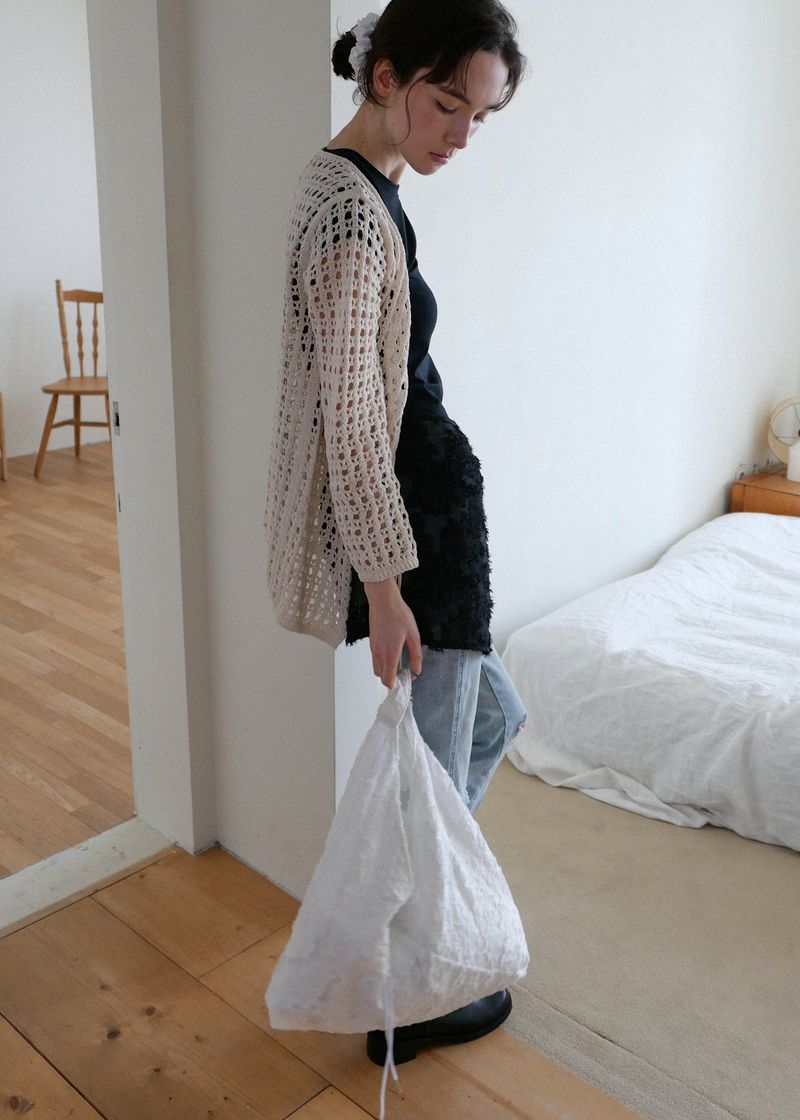 Jeanne Garden Shoulder Bag_White