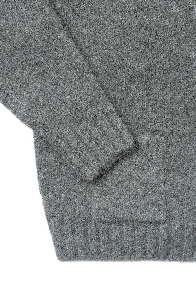 Softy alpaca cardigan_gray