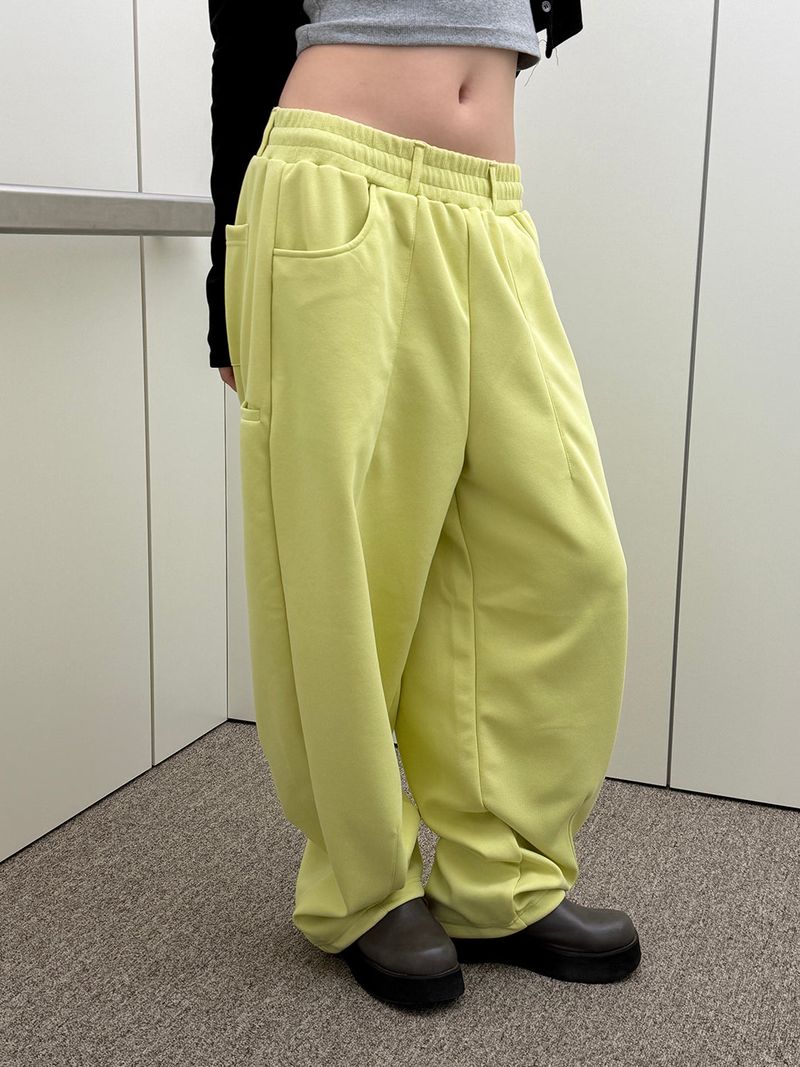 MUZESEOUL（ミューズソウル）の「[Unisex] Belted wide sweat pants(6color)（Pants）」