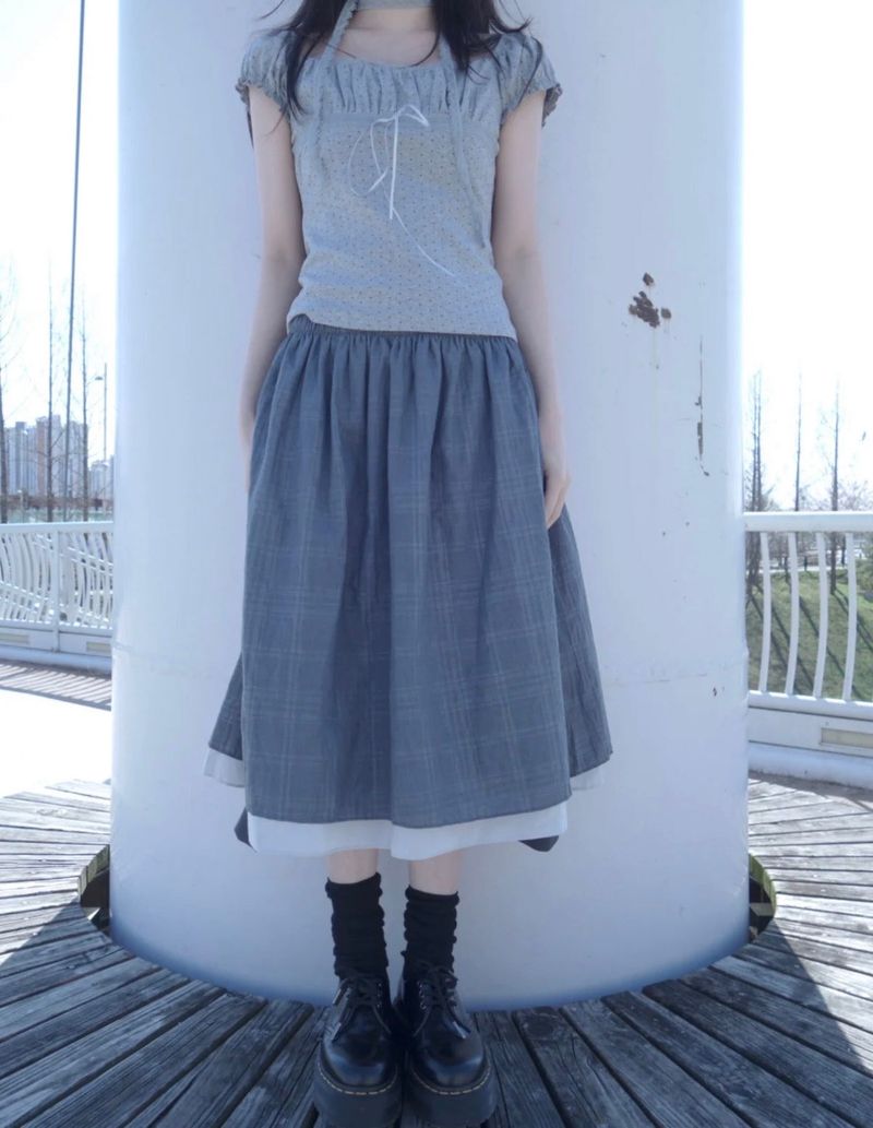 hazel scarf tee