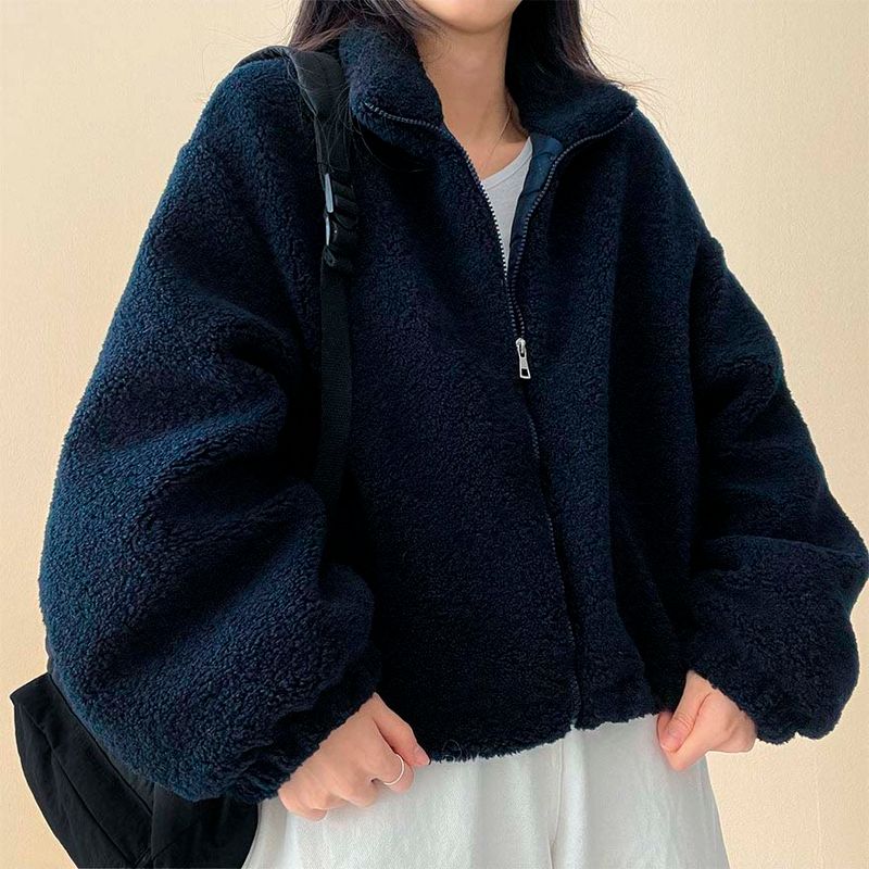 Pelo Thick Dumble Fleece Zip-Up Jumper