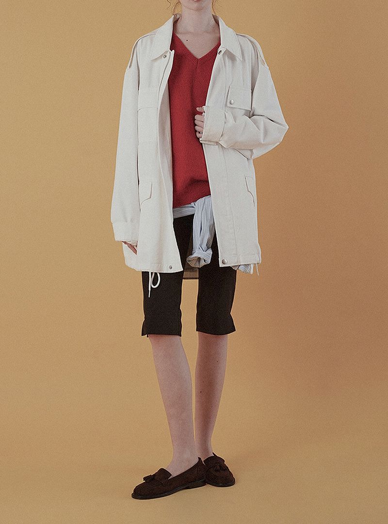 City work jacket_ivory