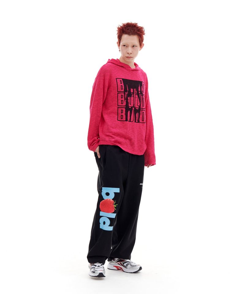 BIKINI WM KNIT HOOD (CHERRY PINK)