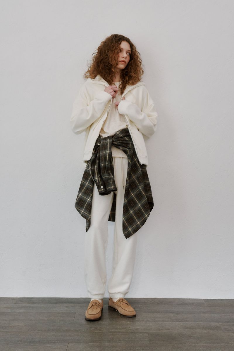Snow Hood Zip-up (Ivory)