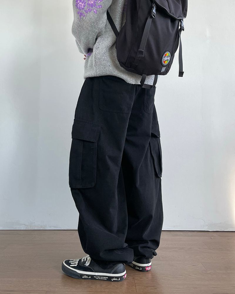 Hype Cargo Cotton Pants 3C