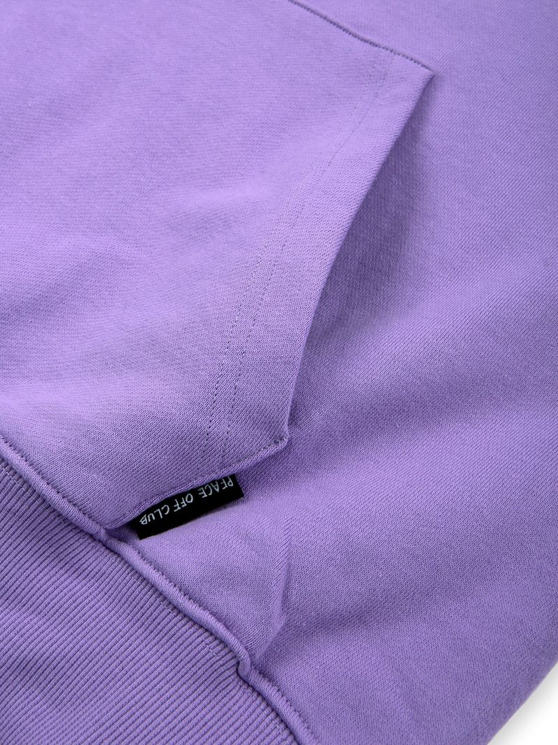 Basic_Logo Hooded Sweatshirt L.PURPLE