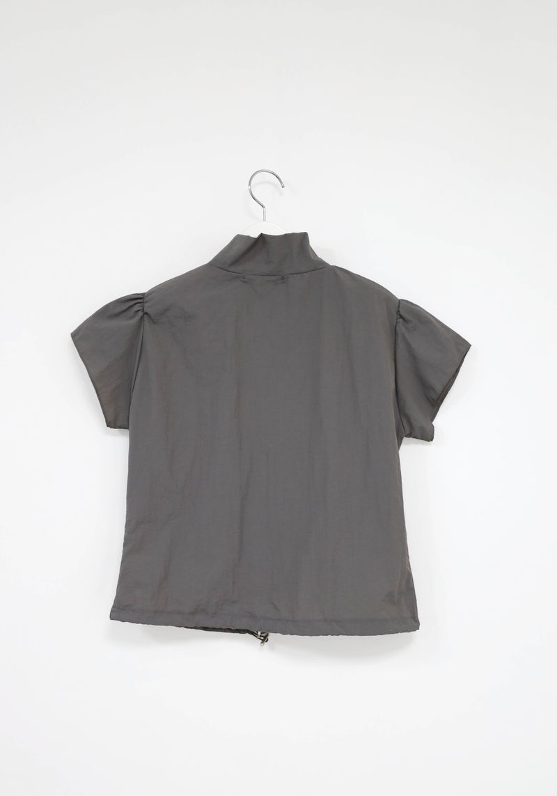 slim puff zip-up