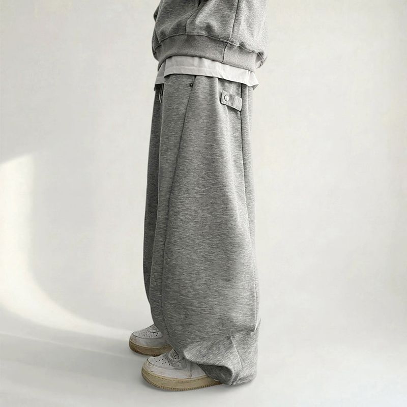 Gram Side Bizo Snap Training Wide Pants