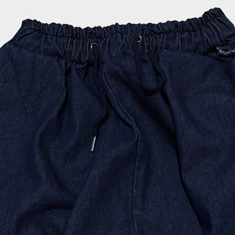 grunge roll-up denim pants_blue