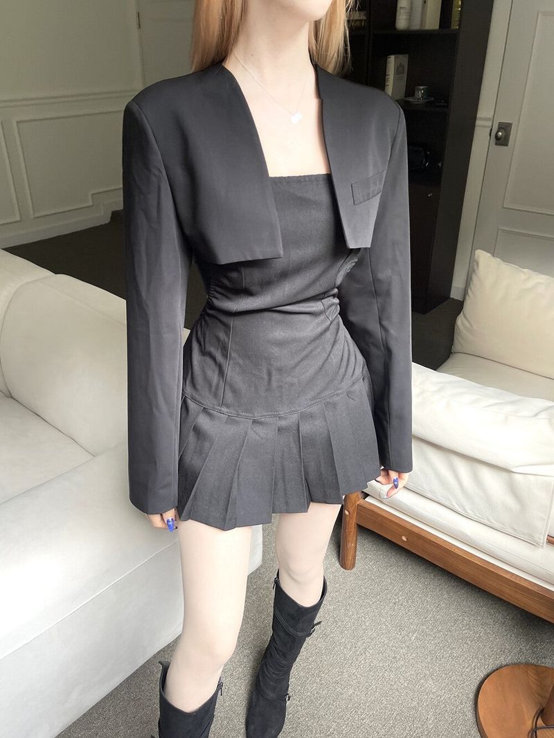 Bolero crop single jk (2color)