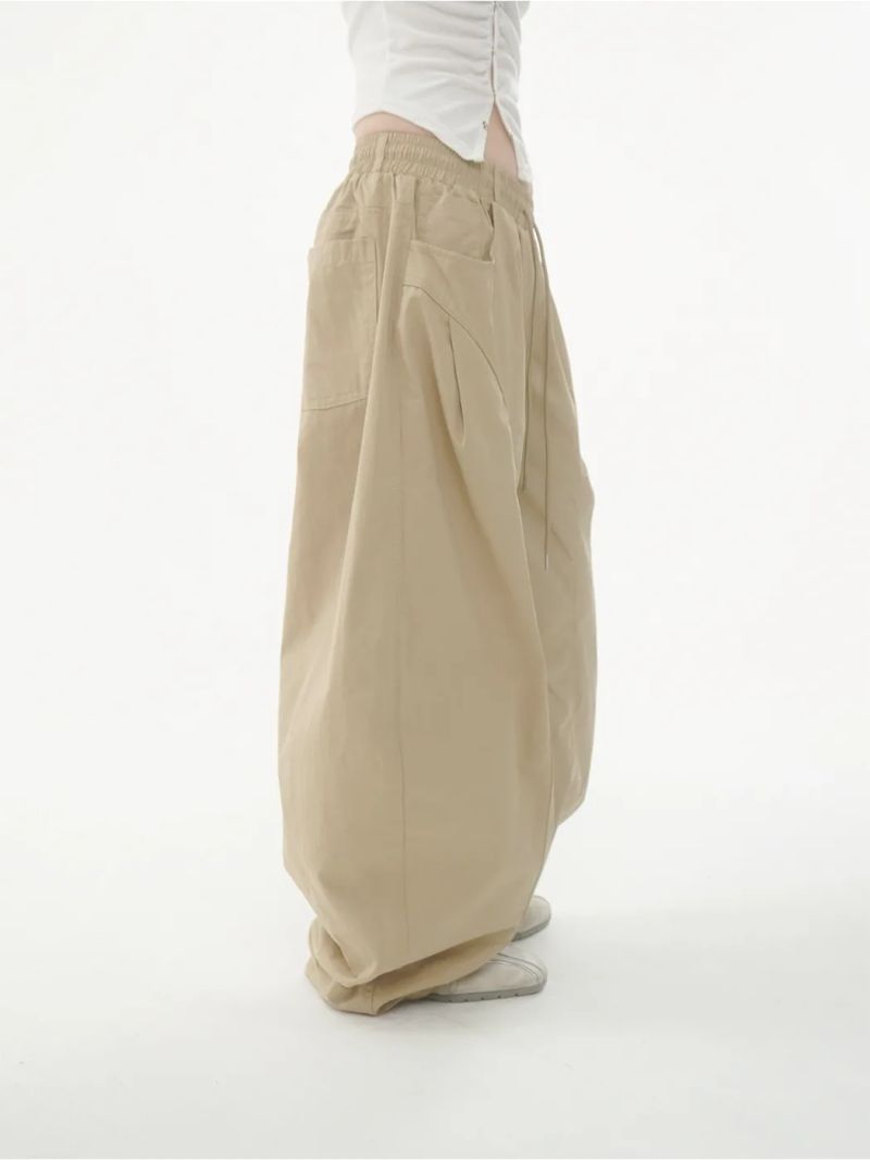 Benny cotton wide pants -4C