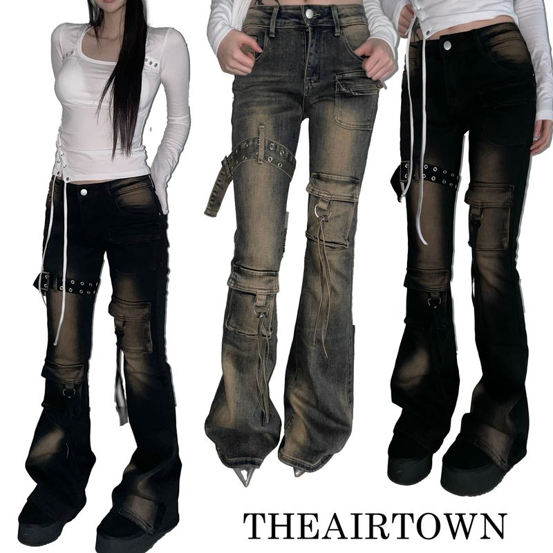 THEAIRTOWN（ザエアータウン）の「cookie sand washing pocket bootscut(2 color)（Pants）」