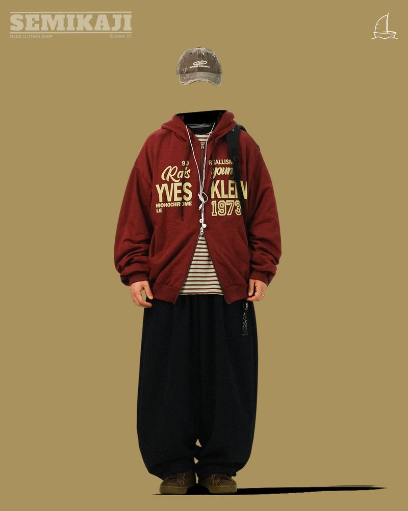 [SEMADE] Soft Wool Banding Balloon Slacks