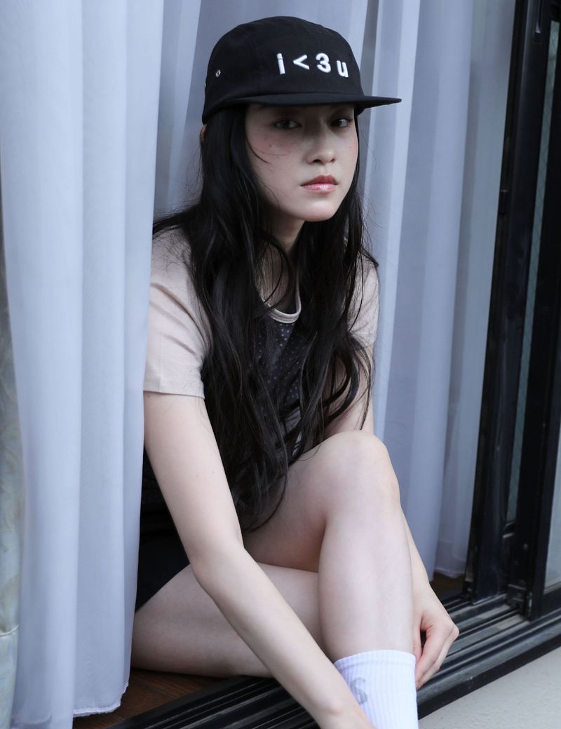 I < 3 U CAMP CAP(BLACK)