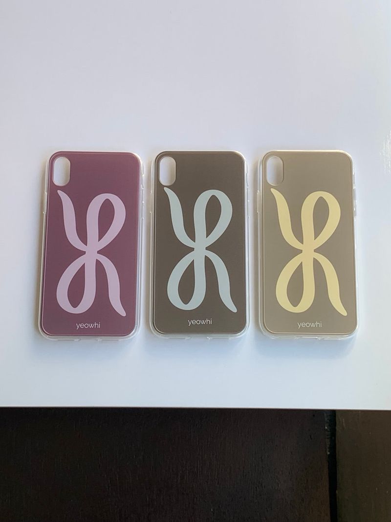 [MADE] yeowhi logo case jellhard case reddish brown