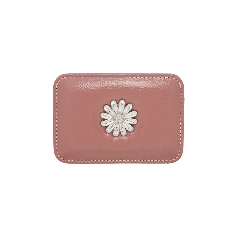 Daisy Slim Mini Transportation Card Wallet Antique pink