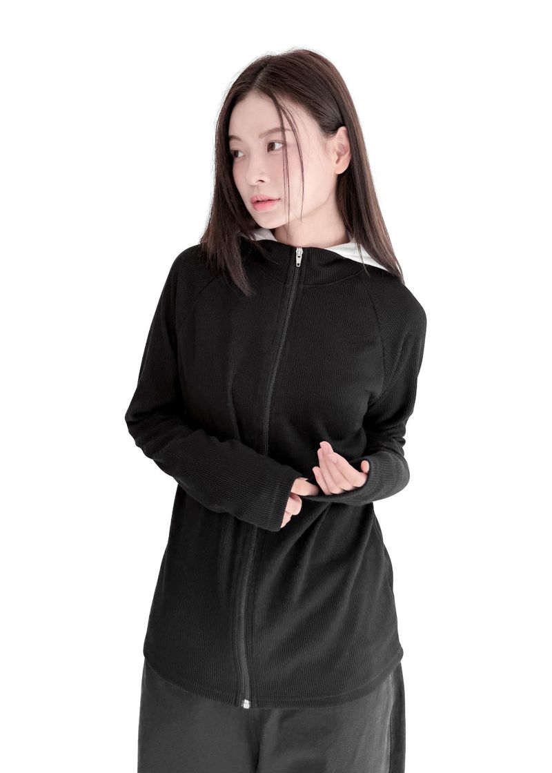  BASIC RAGLAN ZIP-UP